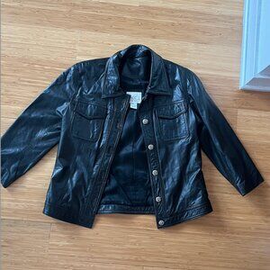 Vakko 100% Leather Jacket XS – Turkish Luxury Brand